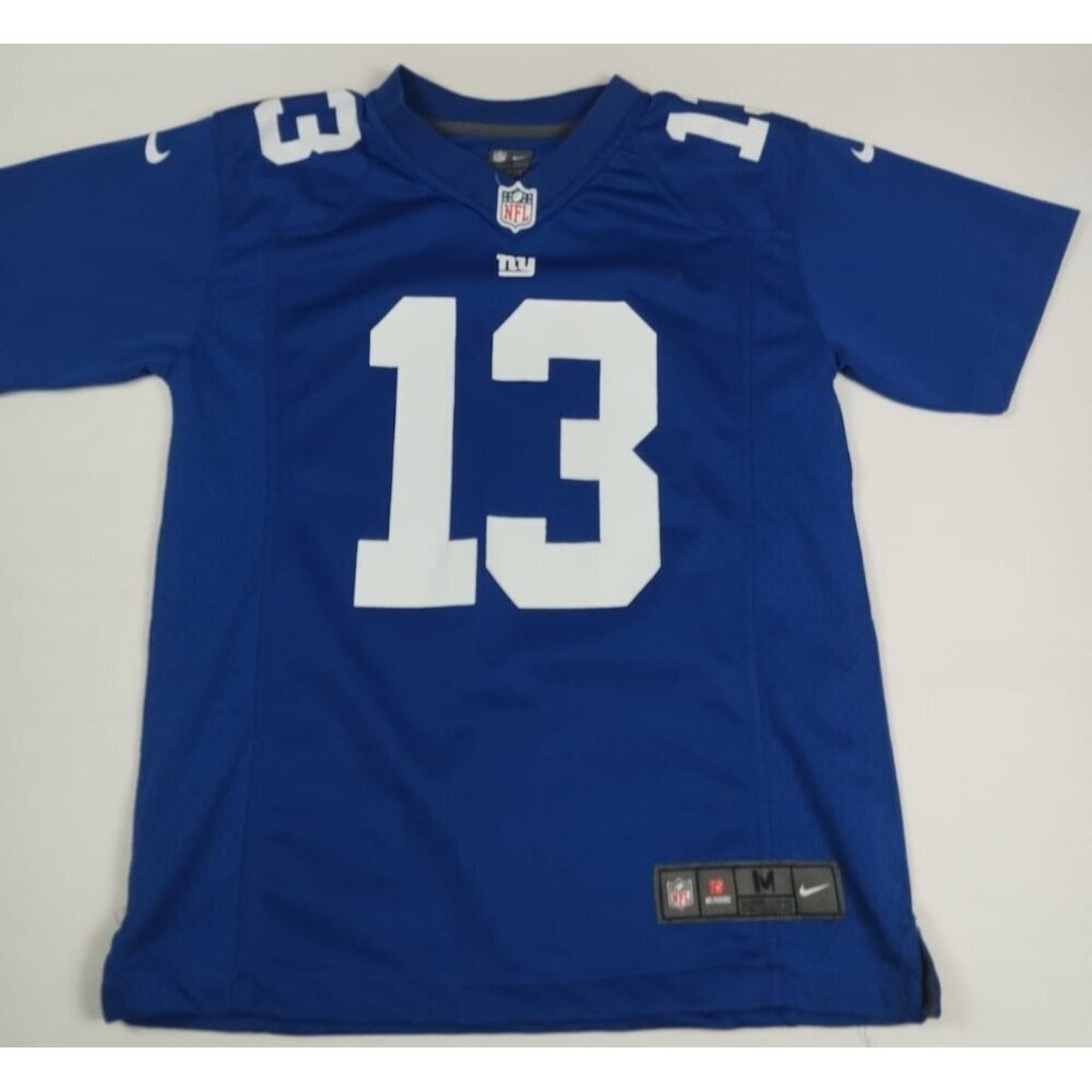 Nike NFL New York Giants Odell Beckham Jr 13 Jersey Youth M Blue Made in China